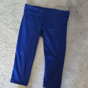 Womens Under Armour Royal Blue Active Capri Leggings